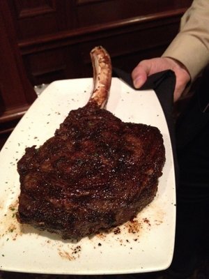 Wolf had the 32 oz. Wagyu Longbone steak at Del Frisco's in Charlotte, NC photo courtesy yelp.com