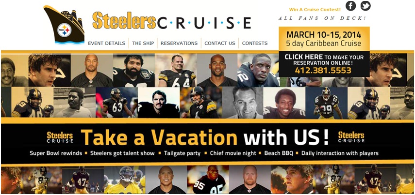 Pittsburgh Steelers Cruise, Craig Wolfley, Tunch Ilkin, Life of Life Rescue Mission Pittsburgh