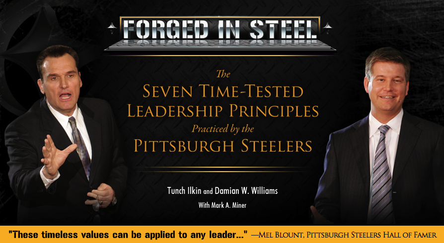 Forged in Steel Book by Damian Williams and Steeler Tunch Ilkin